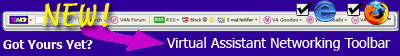 Virtual Assistant Networking Toolbar